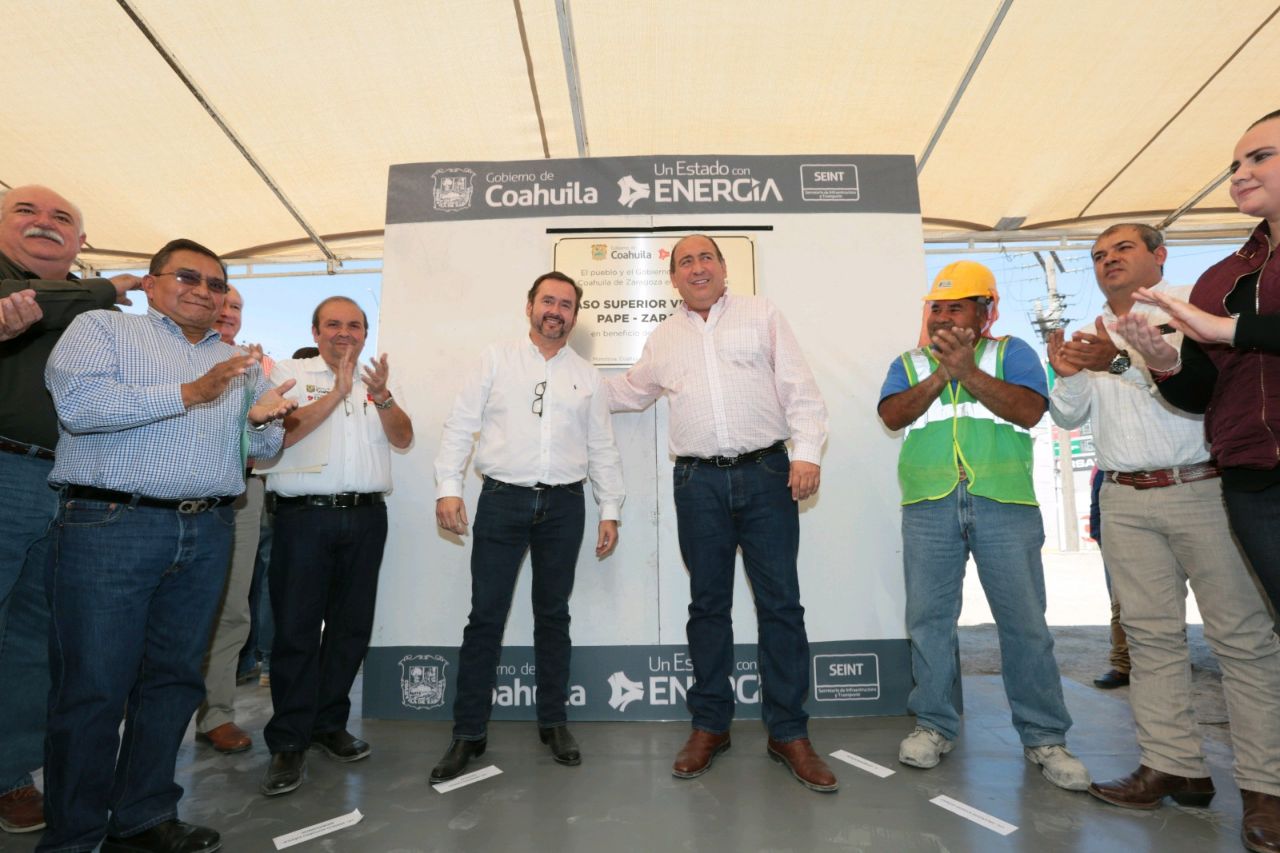 Entrega Rubén Moreira PSV Pape-Zaragoza; invierten 115 MDP