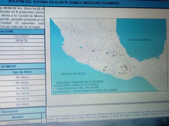 Tres sismos superiores a 4 grados alertan a Oaxaca y a Chiapas