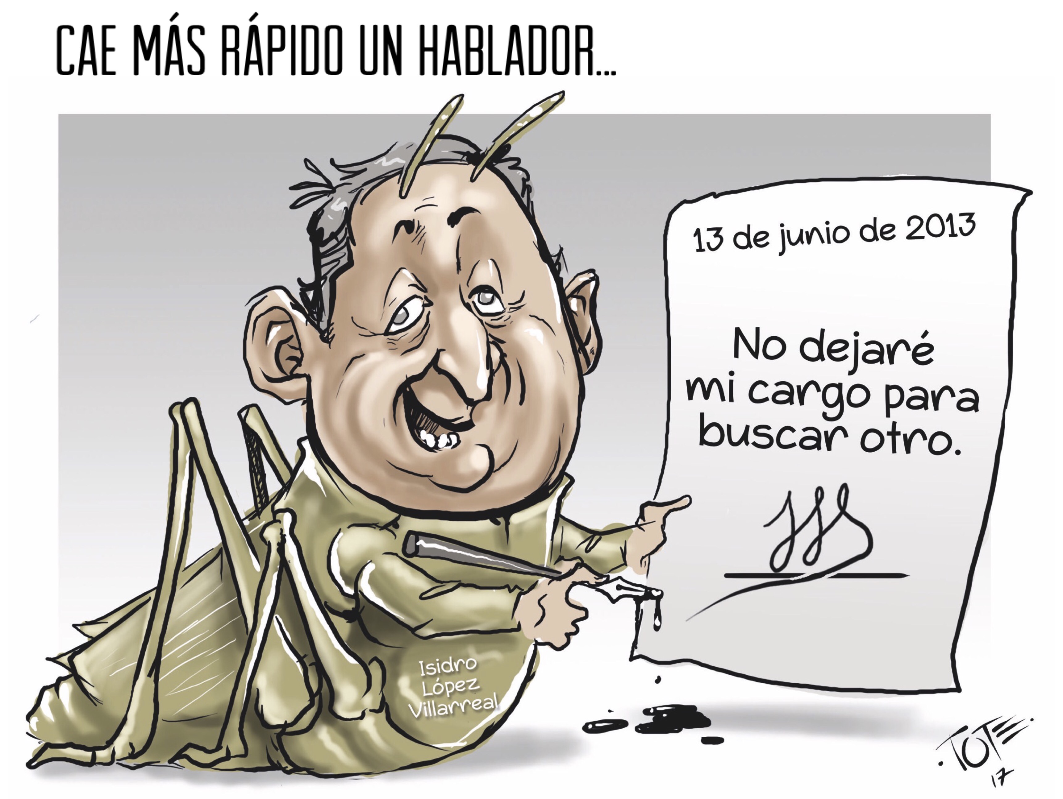 Cae más rápido un hablador…