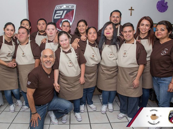 Abren cafetería atendida por personas con Down