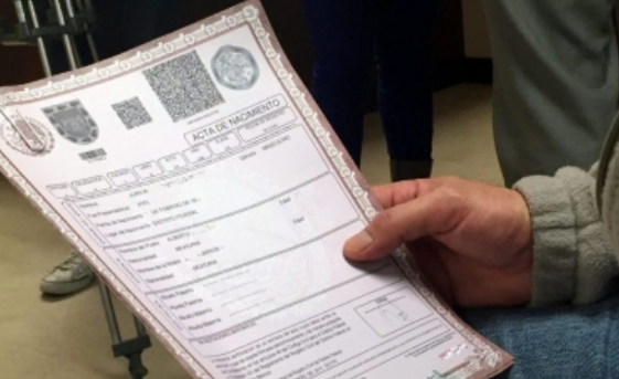 Acta de nacimiento en línea es ya una realidad