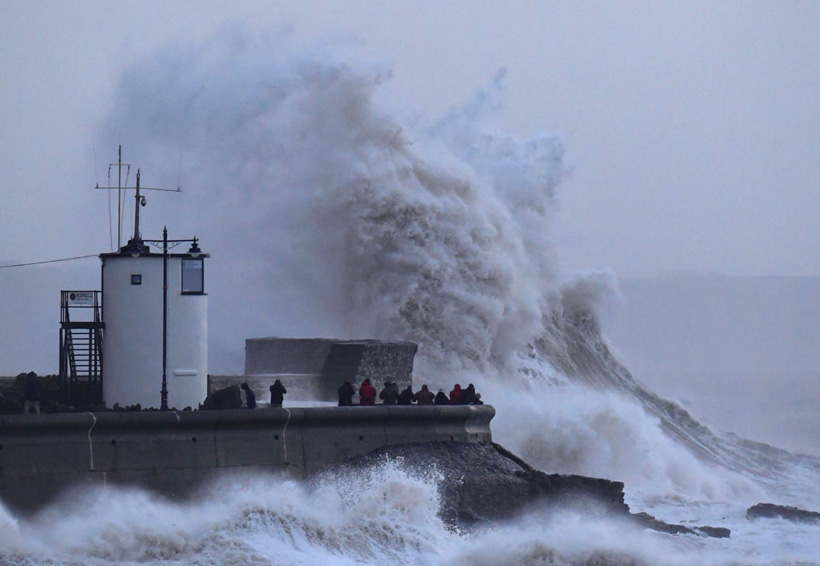 Reportan cinco muertos en Francia por tempestad Eleanor