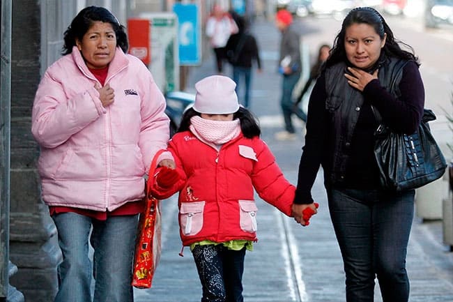 Ambiente frío permanecerá en norte, noreste, oriente y centro del país