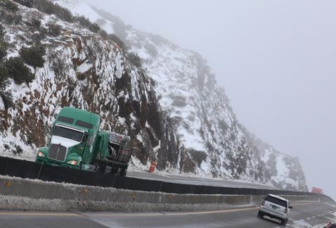Meteorológico alerta por caída de nieve en el norte del país