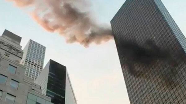 Controlan incendio en Torre Trump de Nueva York