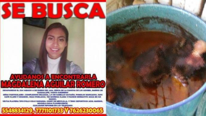Encuentran en refrigerador cuerpo de mujer desaparecido en Guerrero