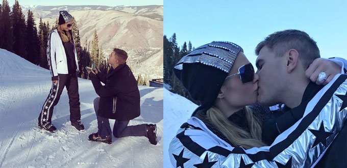 Paris Hilton se compromete con Chris Zylka