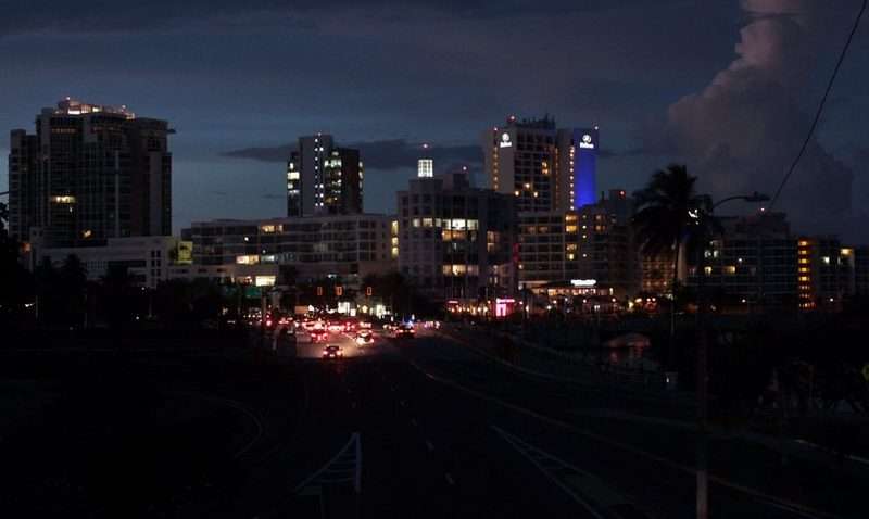 Sólo el 58% de Puerto Rico cuenta con electricidad