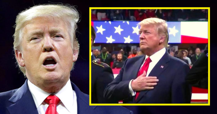 Trump busca ponerle el ejemplo a jugadores de NFL