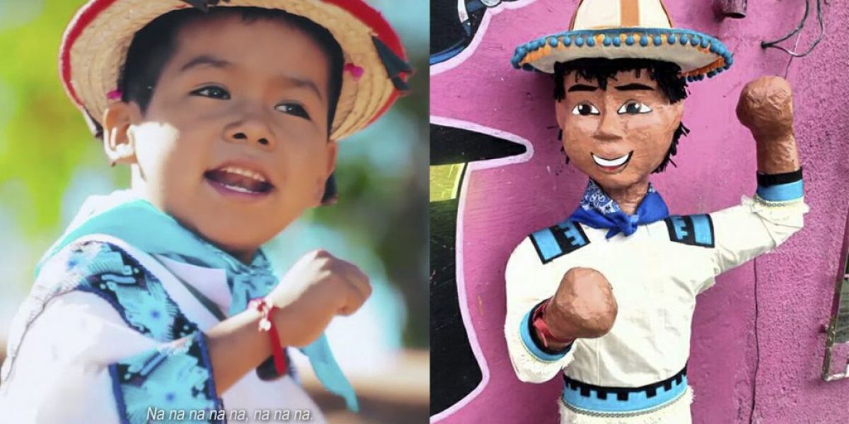 Yuawi, el niño de ‘Movimiento Naranja’ ya es una piñata