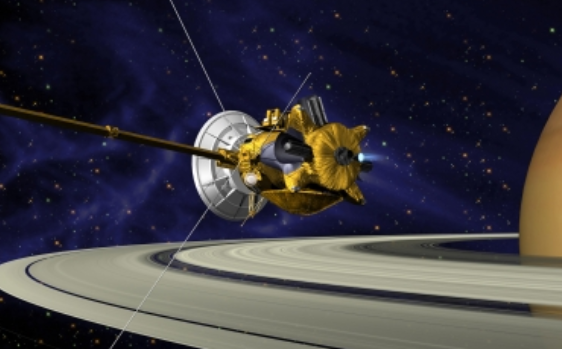 NASA revela fotografía del sitio de entrada de Cassini en Saturno