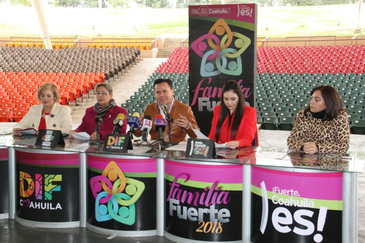 El gobierno de Coahuila premiará a las familias fuertes