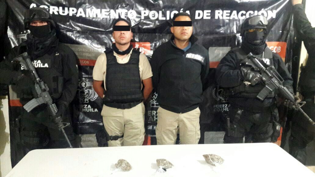 Cae con droga y equipo táctico <br>dos paramédicos de Saltillo