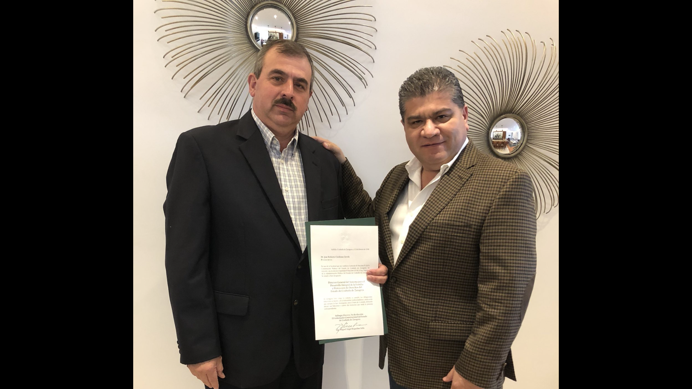 Nombra Riquelme a Roberto <br>Cárdenas nuevo director del DIF