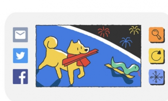 Doodle celebra Año Nuevo desde PyeongChang