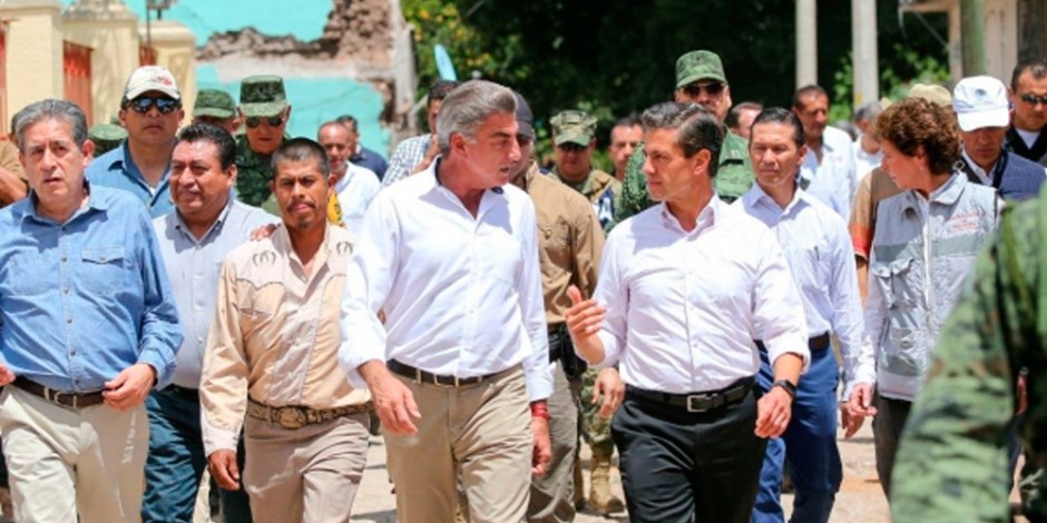 Peña Nieto recorrerá en Puebla zona afectada por sismo