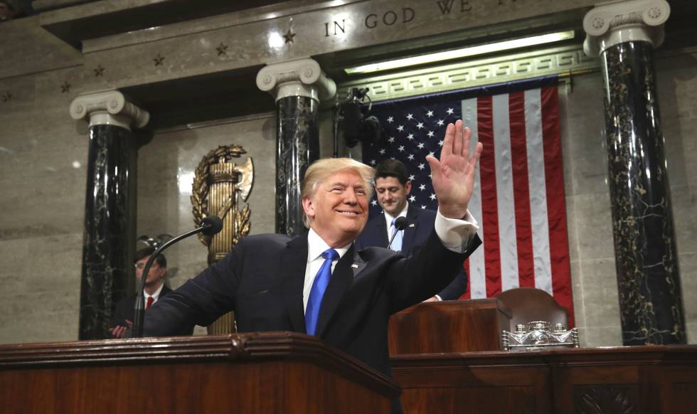 Trump pide al Congreso adoptar su marco migratorio y rechazar propuestas