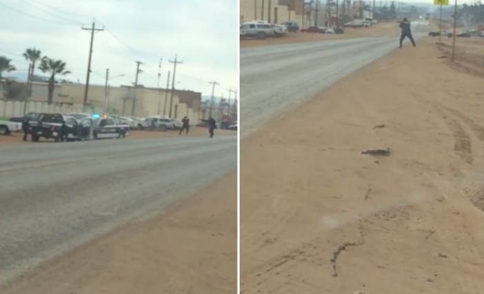 Captan balacera cerca de una escuela