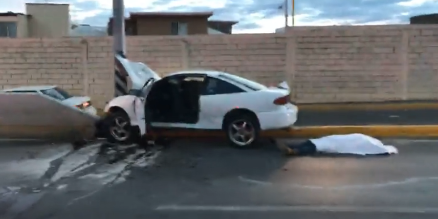 Muere joven en Saltillo en fuerte accidente