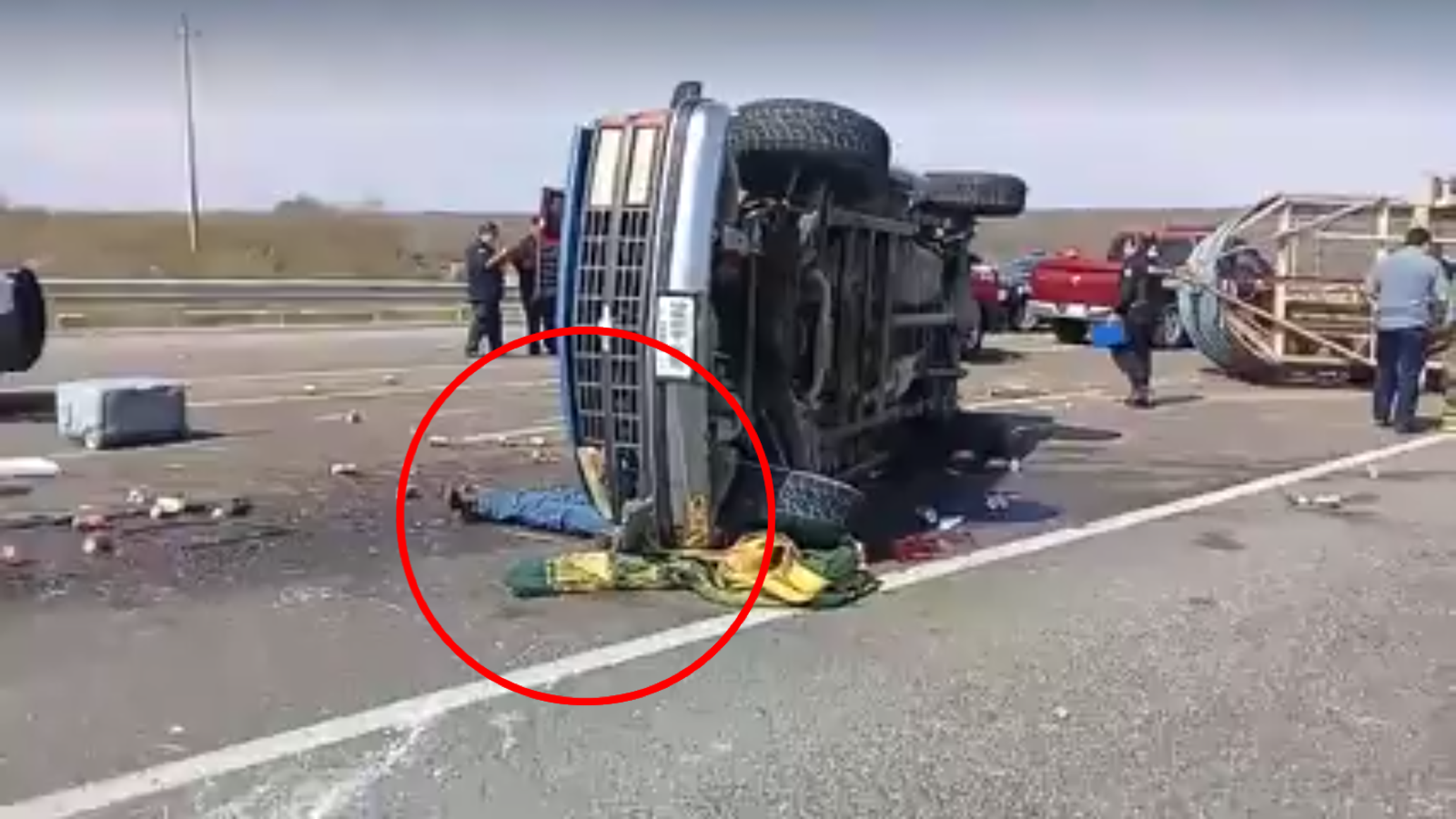 Carreterazo en la PN-Acuña <br>deja un muerto y varios heridos