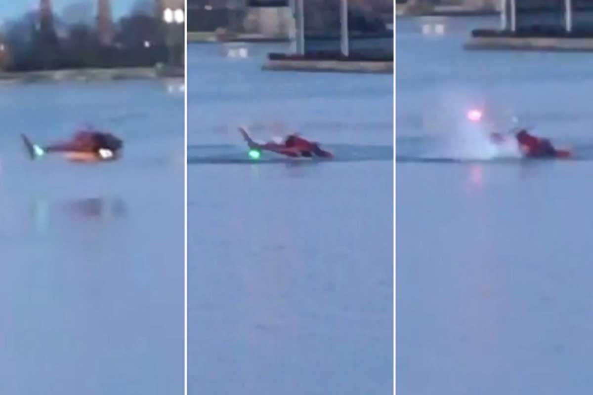 Mueren cinco personas al caer helicóptero en el río Este de Nueva York