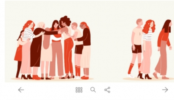 Google reconoce a la mujer con doodle interactivo
