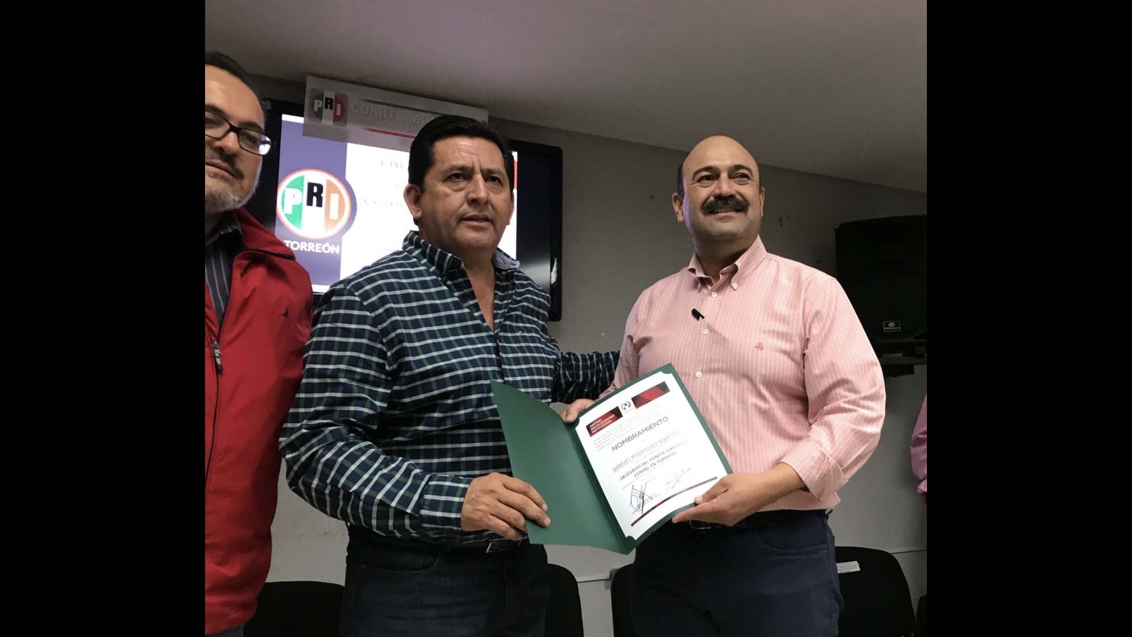 Samuel Rodríguez, nuevo delegado <br>en Torreón del CDE del PRI
