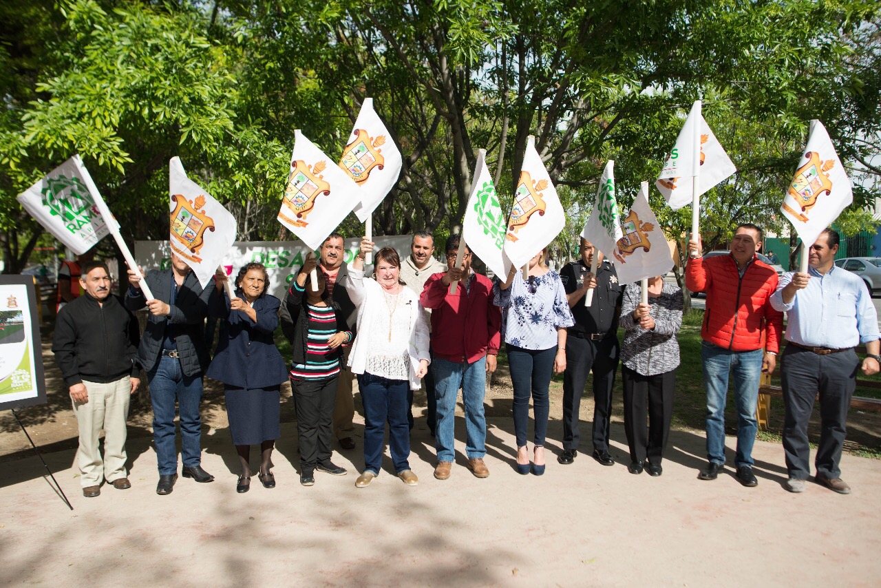 Arranca rehabilitación de plaza en Manantiales de Ramos Arizpe