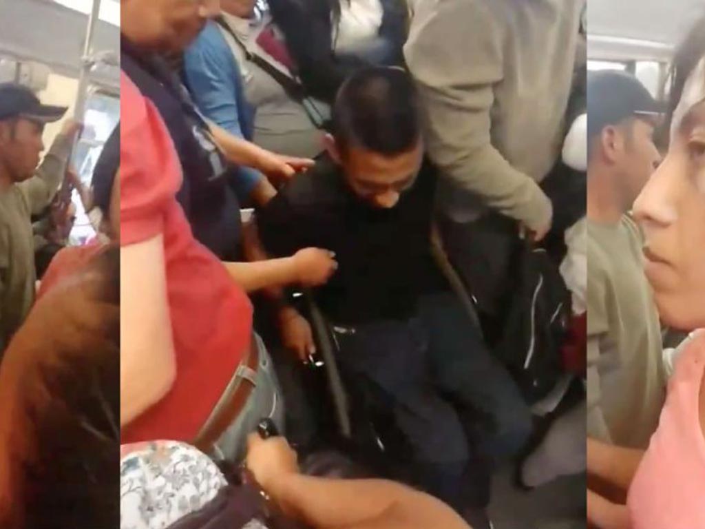 VIDEO: Dos mujeres insultan a un joven en silla de ruedas