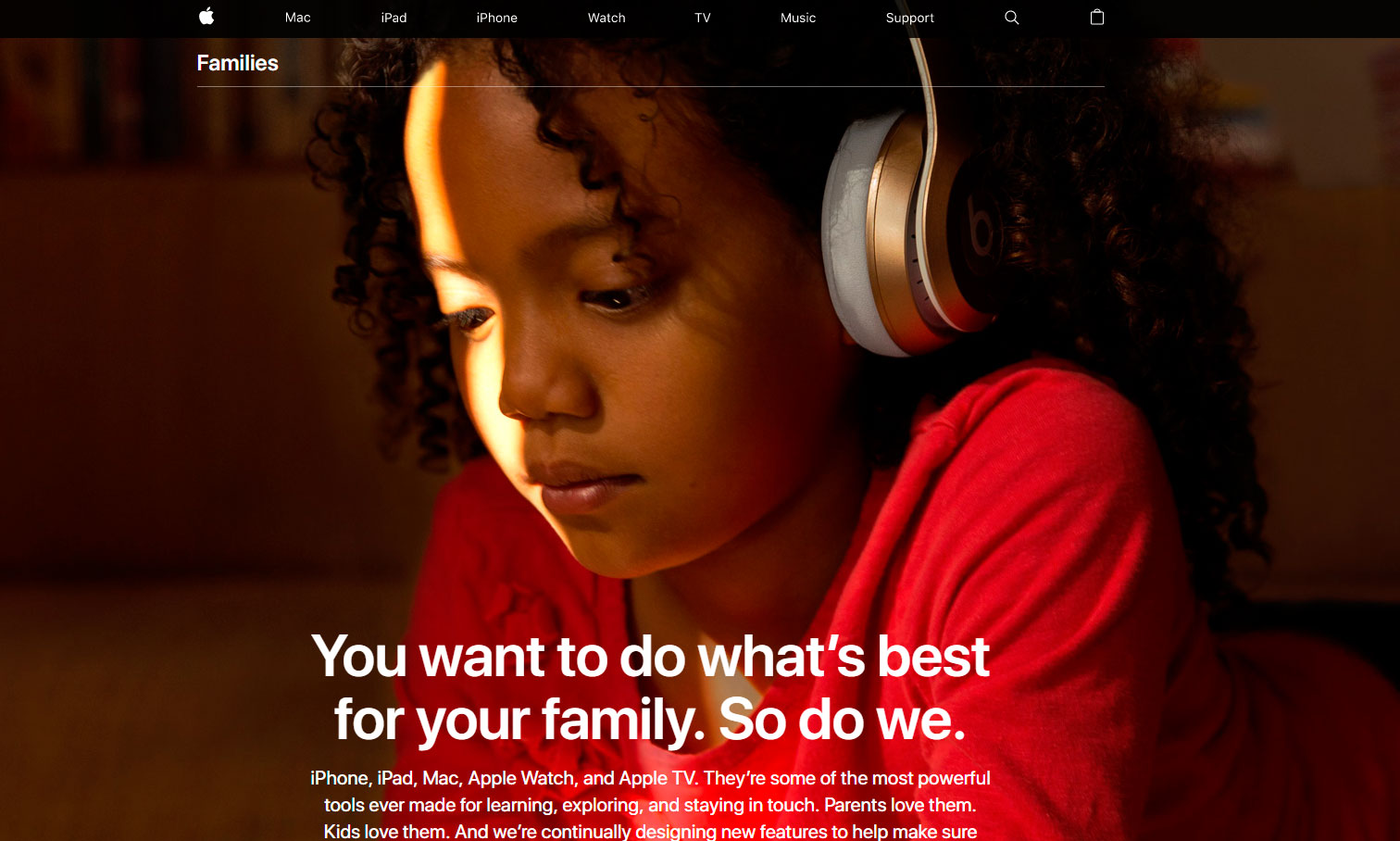 Apple lanza una nueva página para ayudar a los padres a controlar la tecnología de sus hijos