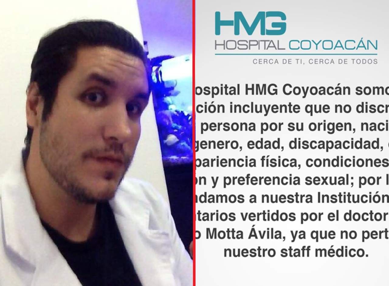 Hospital despide a doctor por comentarios en Twitter