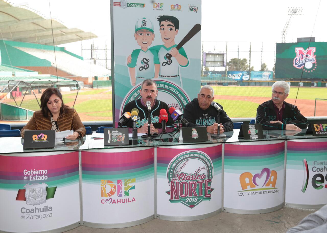 Jugarán Saraperos vs Sultanes a beneficio de adultos mayores