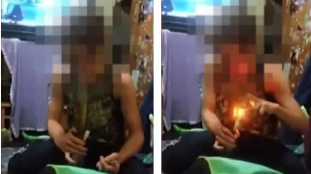 Detienen a mujer por grabar a su hijo de 11 años fumando marihuana