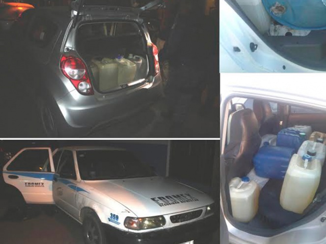 Detienen a ‘caravana’ de huachicoleros en carretera de Hidalgo