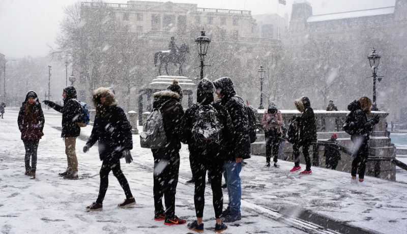 Europa se congela con intensas nevadas