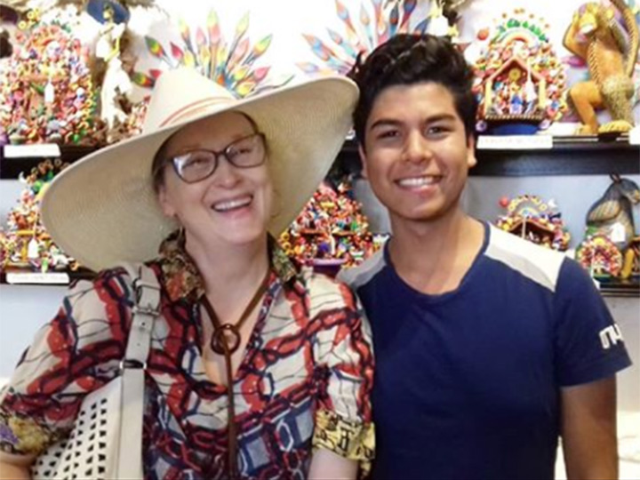 Meryl Streep vacaciona en San Miguel de Allende