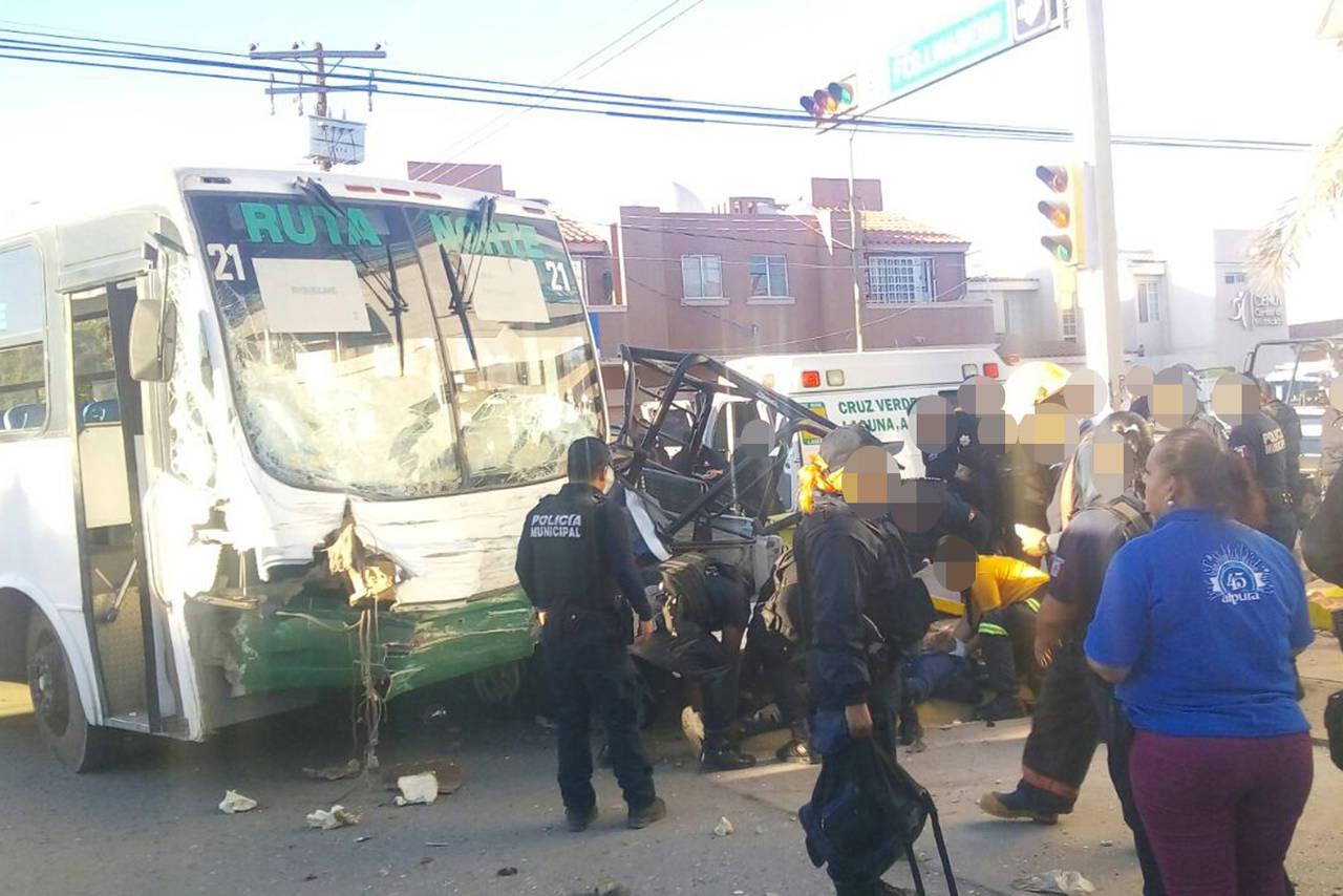 Cambian peritaje de choque a policías en Torreón