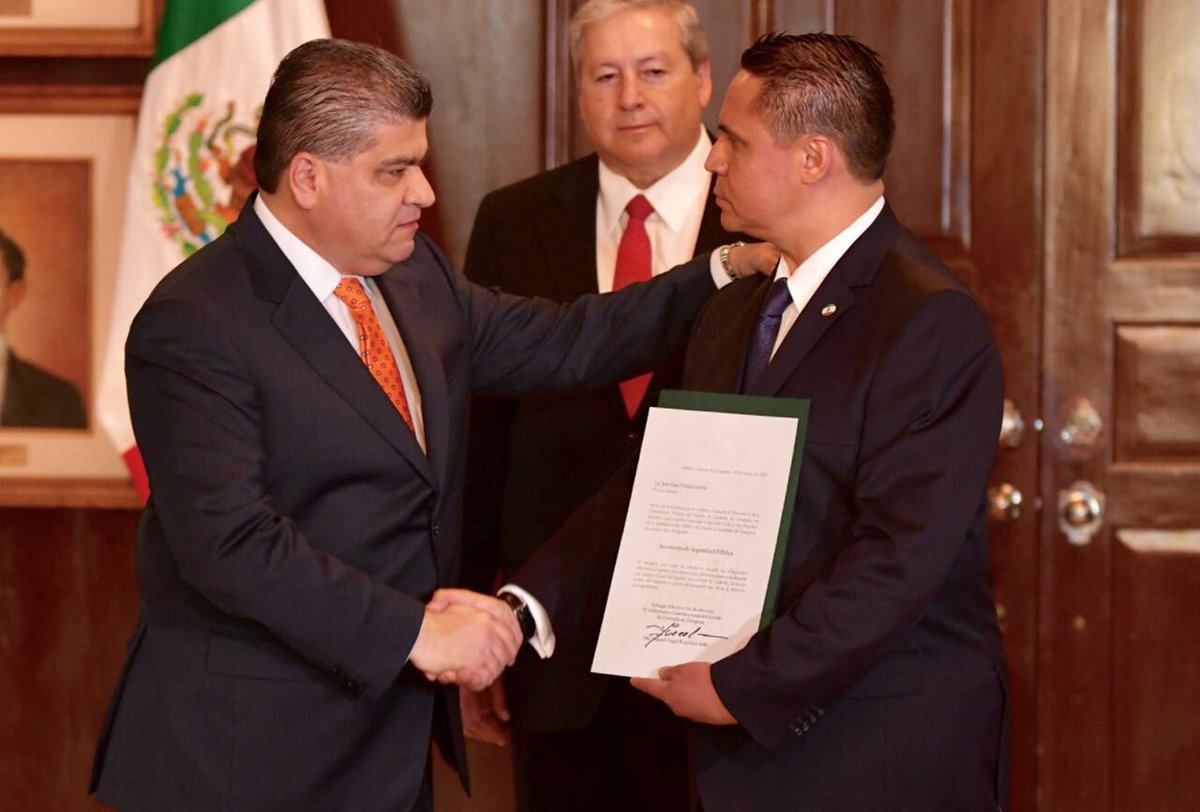 Rinde protesta Secretario de Seguridad en Coahuila