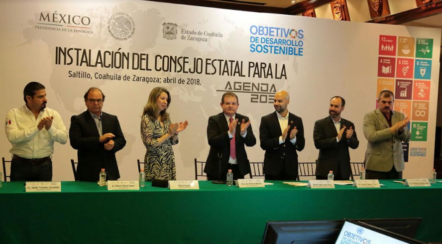 Instala Gobierno de Coahuila Consejo Estatal para la Agenda 2030