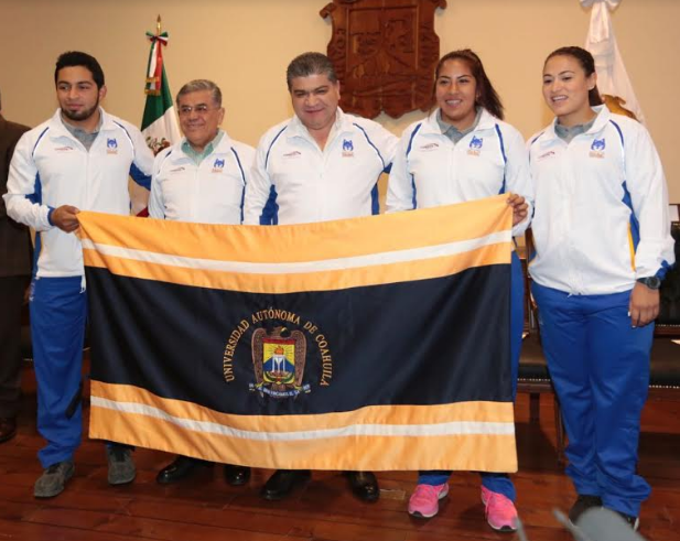 Abandera Miguel Riquelme a delegación de la UAdeC