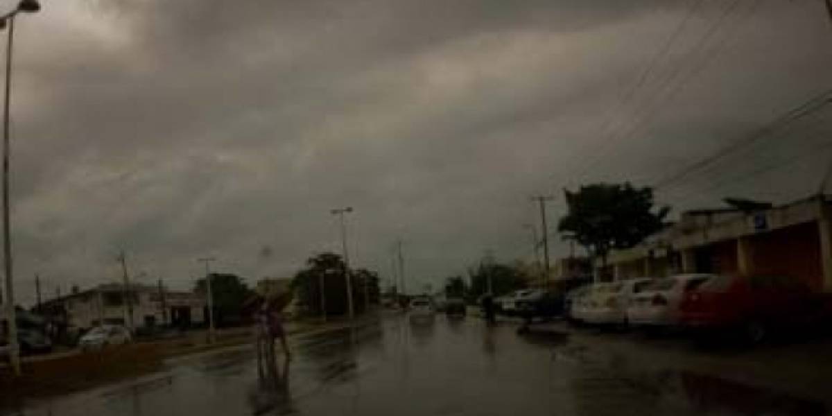 Pronostican chubascos y tormentas fuertes en noreste del país