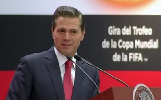 Peña Nieto desea éxito a Selección Mexicana en Copa Mundial de Futbol