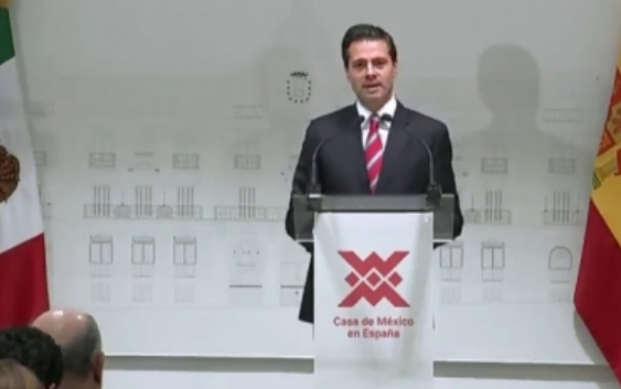 México y España comprometidas con la paz y seguridad internacional: Peña Nieto