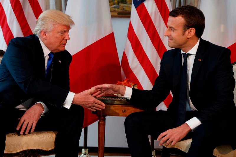 Presidente de Francia inicia visita de Estado de tres días a EUA