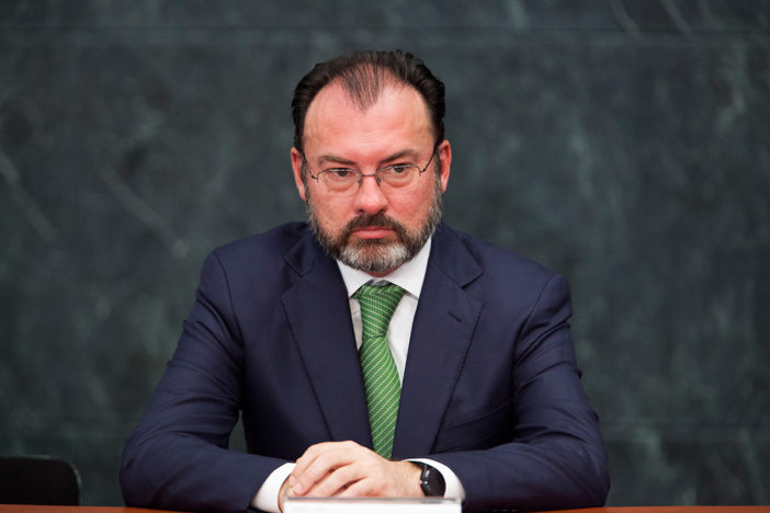 Videgaray ve cercana conclusión de renegociación de TLC México-UE