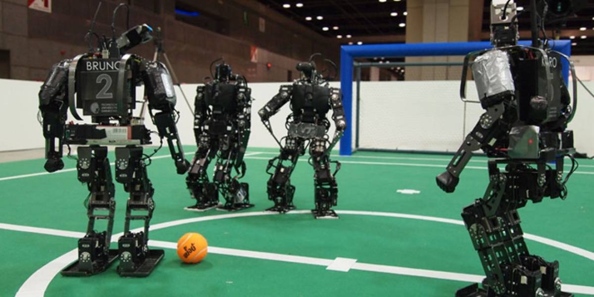 Con robots, futbolistas niños y jóvenes mexicanos asisten a torneo mundial