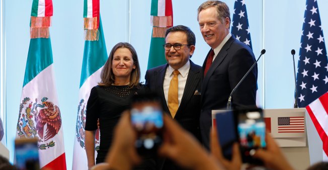 México, EUA y Canadá buscan avanzar en TLCAN