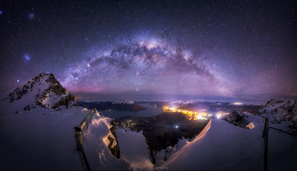 Obtienen foto panorámica de Vía Láctea sin telescopios profesionales