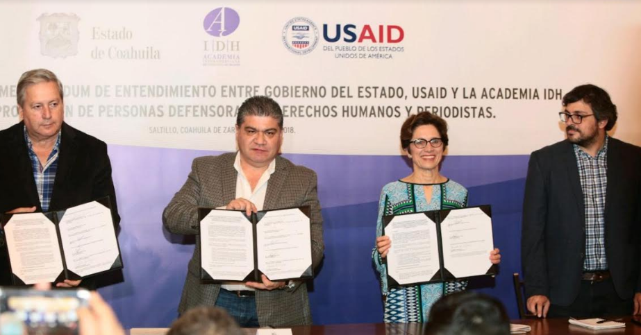 Firma acuerdo Gobierno del Estado de Coahuila