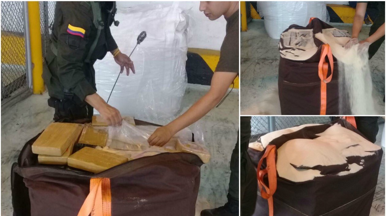 Incautan cocaína oculta entre azúcar orgánica